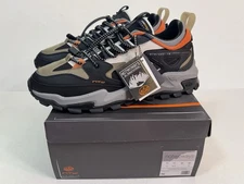 notwoways Model 1 HKE Rust Trainer Men’s Sz UK 12 / US 13 Olive Orange US SELLER