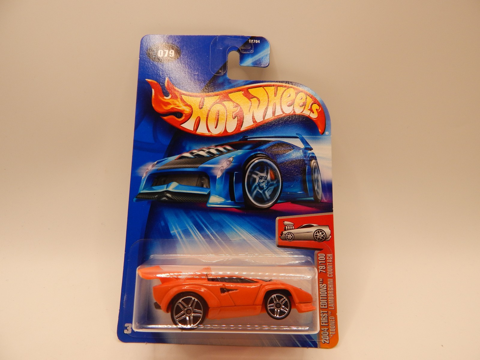 2004 Hot Wheels 'Tooned Lamborghini Countach 79/100 079