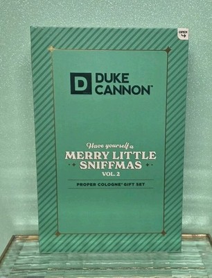 Duke Cannon Supply Co. Merry Little Sniffmas Proper Cologne Gift Set 3pc - New
