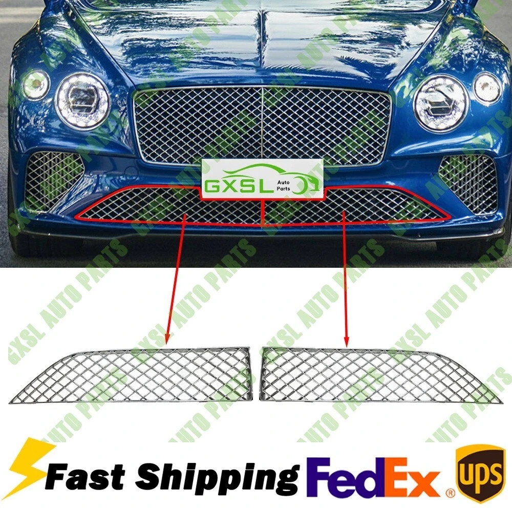 Bentley Continental GT 2018 Front Bumper grille Chrome