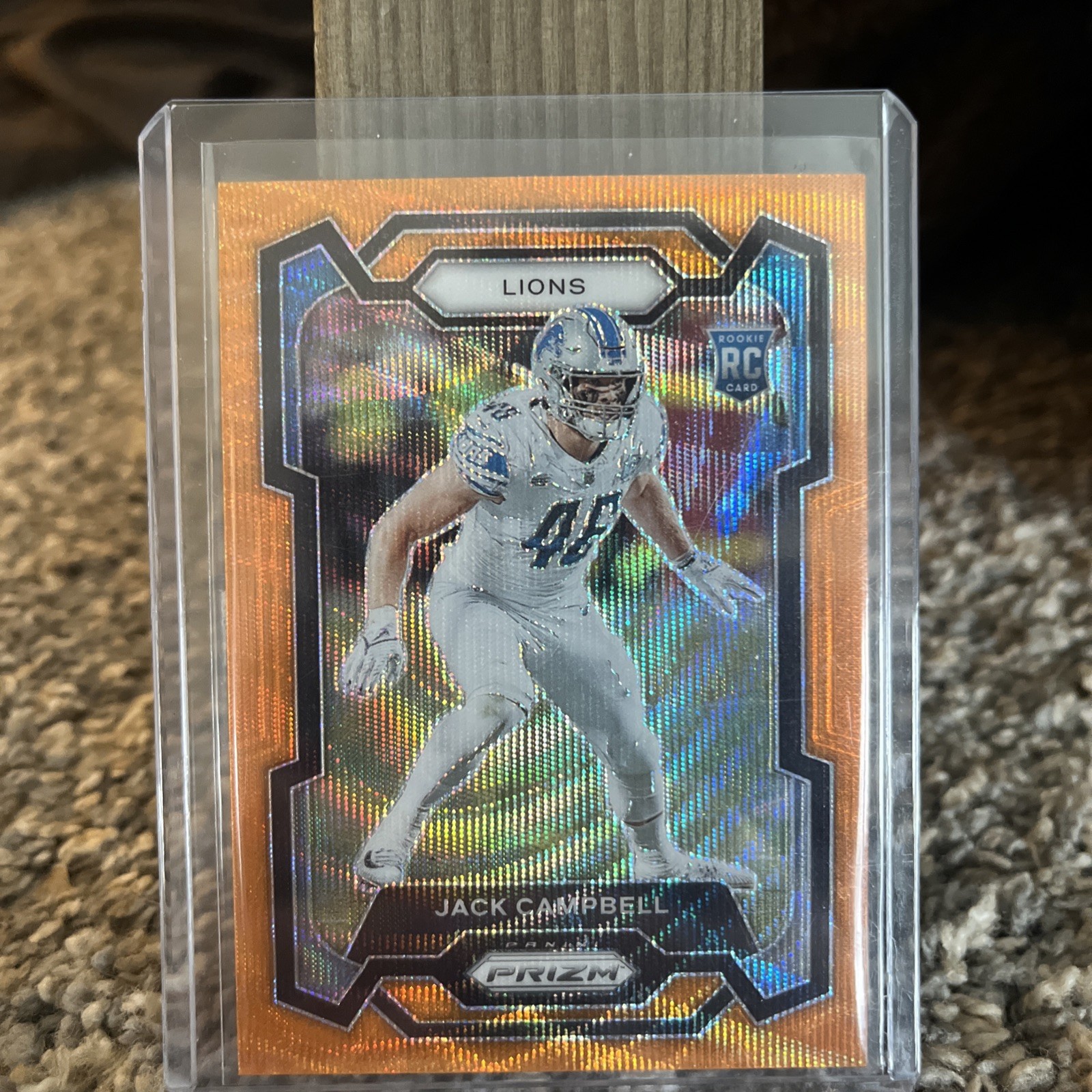 2023 Panini Prizm - Rookies Jack Campbell #330 Orange Wave Prizm /60 (RC)