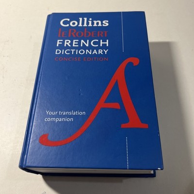 Collins Robert French Dictionary: Concise Edition - hardcover   VG