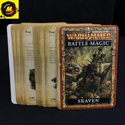 Warhammer: Battle Magic - Skaven Expansion Cards (x13) (8th Edition) - #11644...