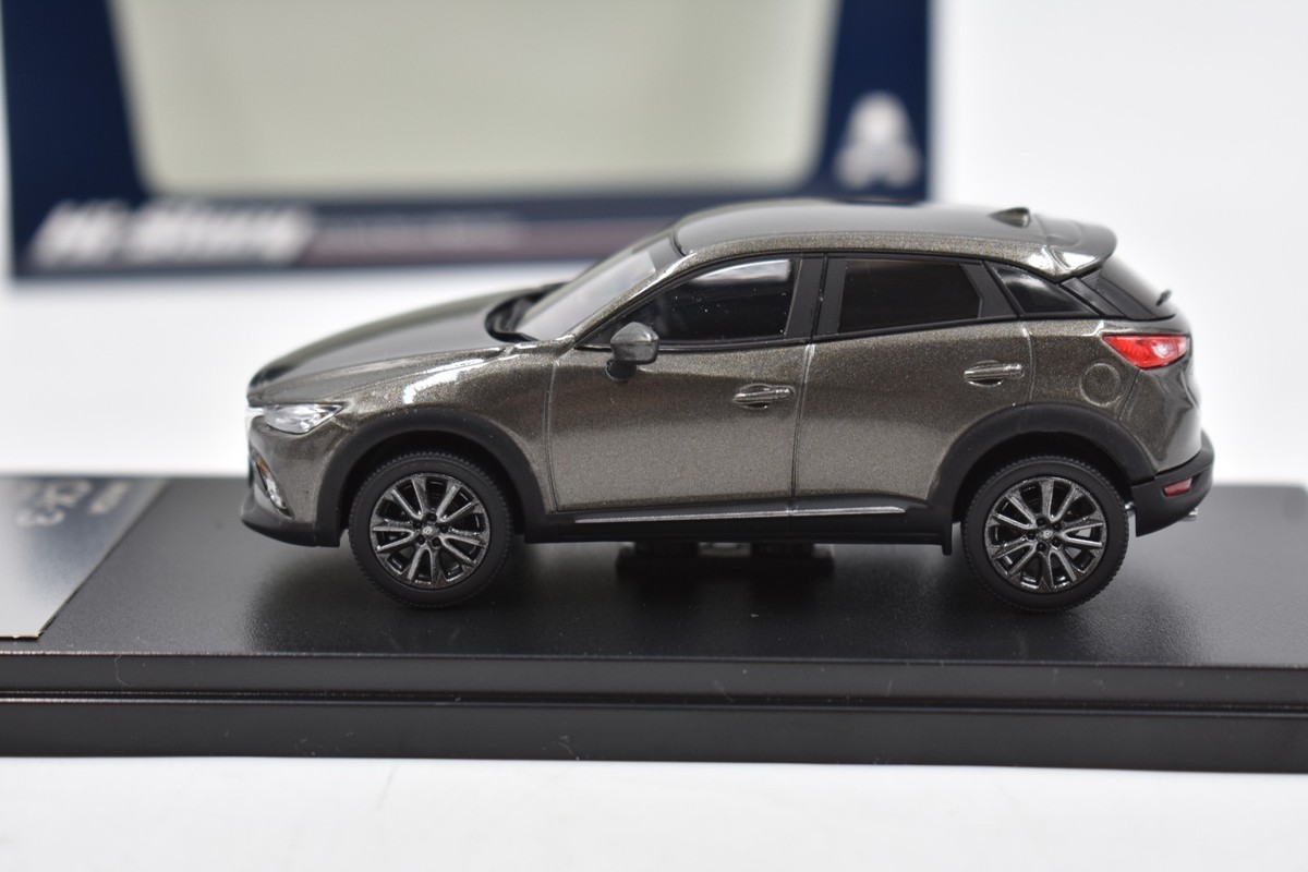 Hi Story 1/43 Mazda CX-3 2015 Gray Mica JDM Compact SUV HS121 TI