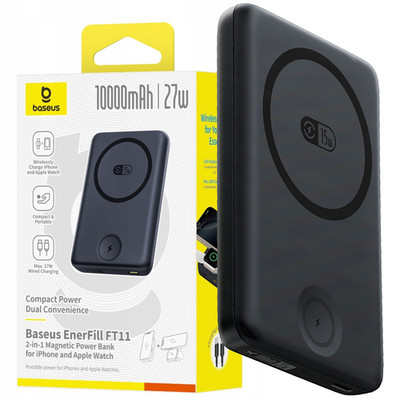 Induktive Powerbank Baseus 10000 mAh 27W für Iphone für Apple Watch & Smartp