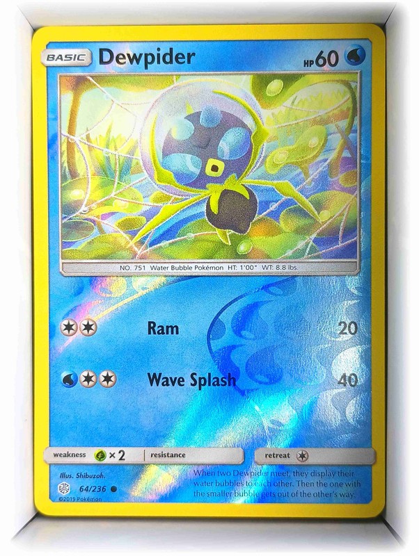 Dewpider 64/236 2019 Language English Reverse Holo NM