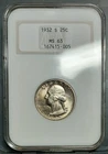 1932-S Washington Quarter NGC MS63 Older Generation 4.0 Slab Nice Luster