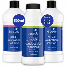pH 4.0, 7.0, 2.77 EC Calibration Solution - 500 ml Bottle