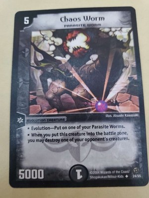 2004 wizards of the coast - Duel Masters - Chaos Worm 24/55