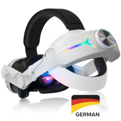 RGB Elite Strap Headstrap verstellbares Kopfband 8000mAh-Akku für Meta Quest 3