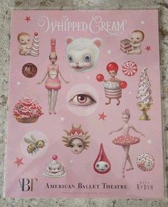 MARK RYDEN Whipped Cream Sticker Sheet New & Sealed 2017 ABT Amer Ballet Theatre