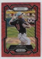 2024 Panini Prizm Ruby Wave Prizm Yu-Min Lin #228 y5m