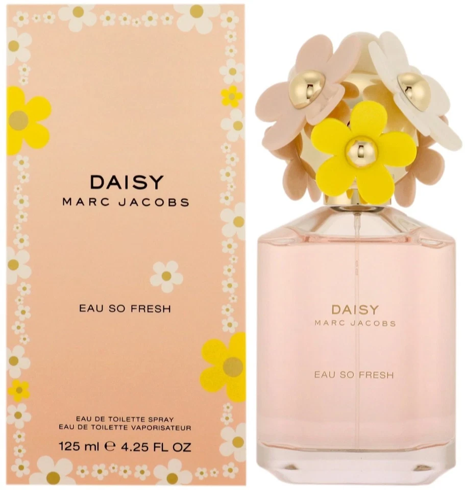 Marc Jacobs Daisy Eau So Fresh 4.2 OZ 125 ml Eau de Toilette Nuevo Sellado Foto 2 de 4