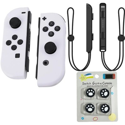 2er Set Joy-con Kabellos Game Controller Für Nintendo Switch/ Lite - Weiß