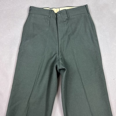 Vintage US Army Dress Pants Mens 30x32 Green Class A Service Trouser 70s 80s | eBay Vintage US Army Dress Pants Mens 30x32 Green Class A Service Trouser 70s 80s | eBay