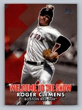 2022 Roger Clemens Welcome To The Show Insert Topps Series 1 #WTTS-17 Red Sox