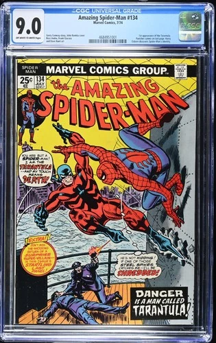 Amazing Spider-Man #134 CGC 9.0 Off-White to White Pages