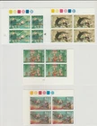 Siam Thailand King Rama IX 1977 Int’l Letter Writing Week Complete Set Block of