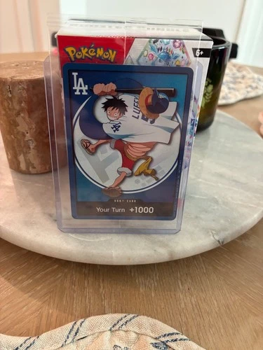 Dodgers x One Piece Collab Promo Card Monkey D. Luffy Limited Edition