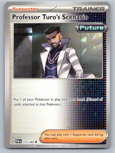 POKEMON PROFESSOR TURO'S SCENARIO PARADOX RIFT 171/182 NM A42538 FREE S&H