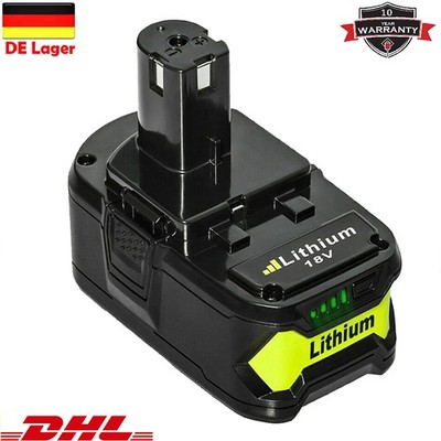 18V 8.0Ah Akku Für RYOBI One Plus Lithium RB18L50 P108 P109 Batterie 18 Volt DHL