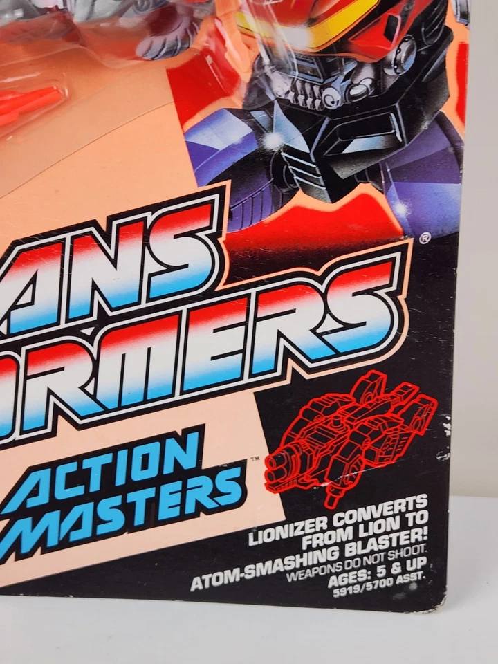 TRANSFORMERS G1 RAD with lionizer ACTION MASTER AUTOBOT ON CARD 1989 New Sealed  - Image 2 of 4