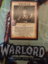 Warlord Saga of the Storm - Spidersilk Trap Rogue Action Promo - Stolen Destiny