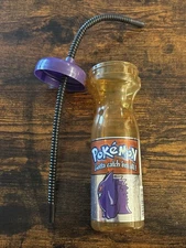 Gengar Water Bottle Vintage Pokemon Betras Sipper 90s Y2K VTG RARE HTF Halloween