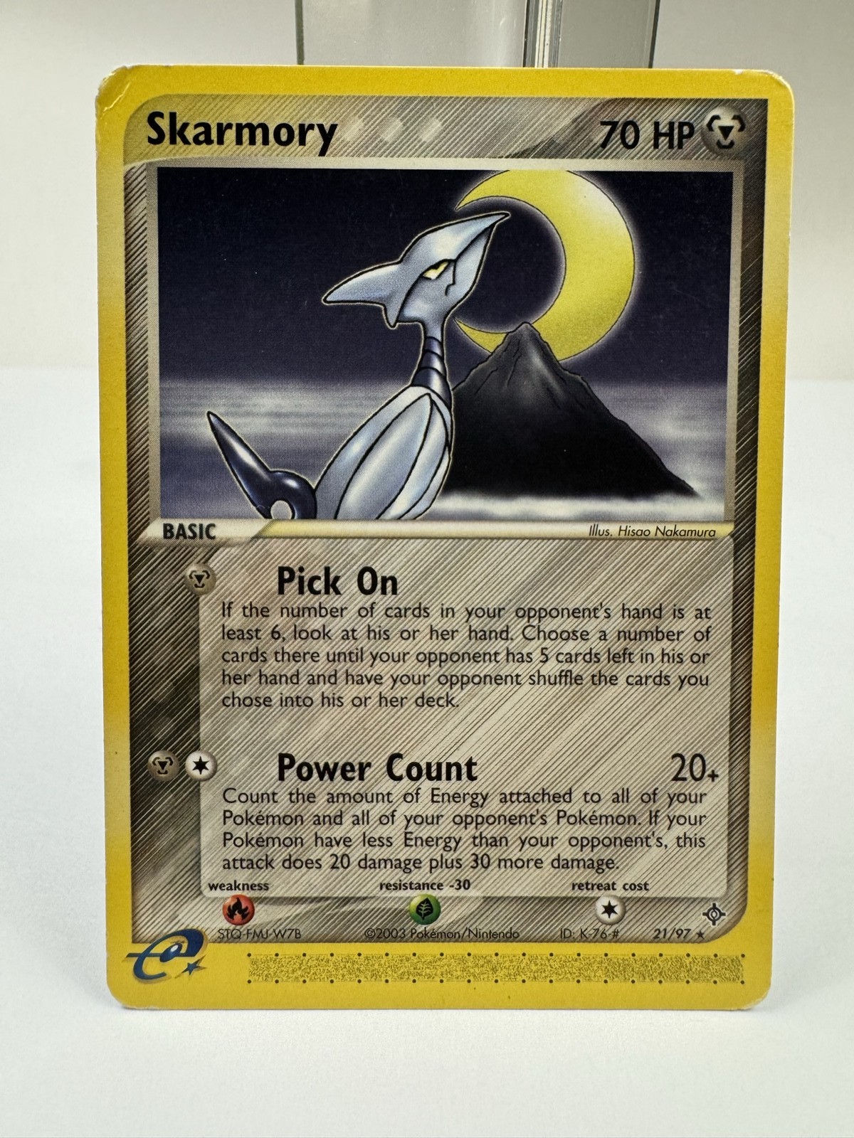 Pokemon EX Dragon Skarmory 21/97 2003