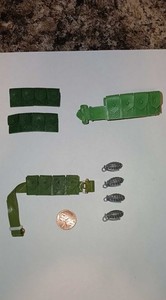 Military 1/6 Scale Grenade Utility Ammo Belts Lot For 12" Action Figures Lot V