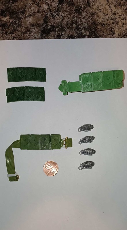 Military 1/6 Scale Grenade Utility Ammo Belts Lot For 12" Action Figures Lot V
