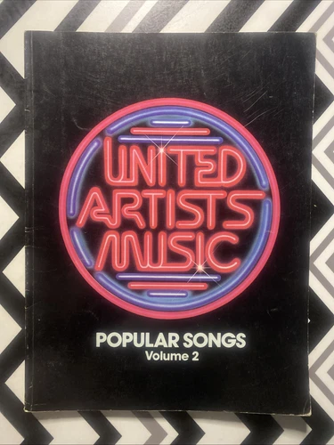 Popular Songs Volume 2 1979 United Artists Music  songbook Sheet Music