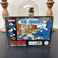 The Smurfs SNES CIB English PAL