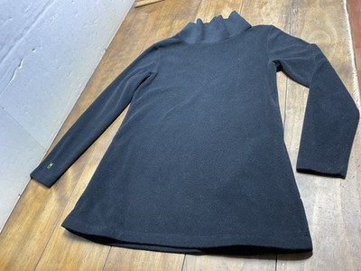 Dudley Stephens Size Medium Black Cobble Hill Turtleneck in Vello Fleece