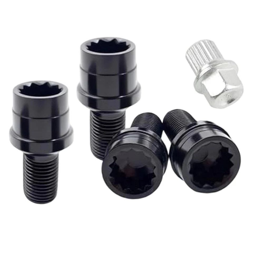 For A4 For A6 Locking Wheel Nuts Locking Lug Nuts Included Security Key - Image 2 of 4