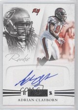 2011 Panini Playbook Rookie 35/299 Adrian Clayborn #52 Auto 1b0