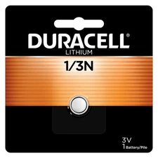 Duracell 1/3N 3V Lithium Battery, 1 Count Pack, Lithium Coin Battery for...