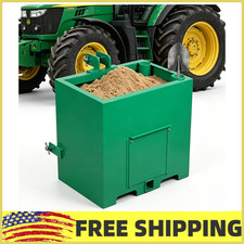   800LB Ballast Box 3 Point Category 1 Tractor Quick Tach Hitch W/5Cu.ft Ballast