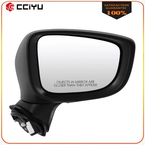For MAZDA 3 2017-19 Passenger RH Side Mirror Black Power LED TURN INDICATOR