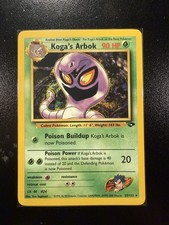 Koga's Arbok 25/132 Gym Challenge Pokemon Card