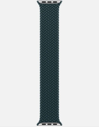 Apple Watch Band Braided Solo Loop 42mm 45mm 46mm 49mm Rainforest Green SZ 6 - 第 1/2 張圖片