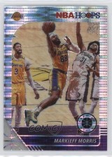 2019-20 Panini NBA Hoops Premium Stock Box Set Pulsar Prizm Markieff Morris w1s