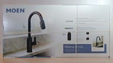 Moen Meena 87270BL Pull Down Power Boost Matte Black Kitchen Sink Faucet M/I USA