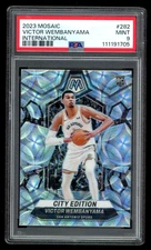 2023-24 Panini Mosaic Victor Wembanyama City Edition International PSA 9 #282 RC
