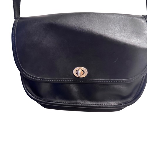 Coach City Bag Vintage 1989 9875 Old Creed Black Glove Leather WeatherWare - Picture 13 of 16