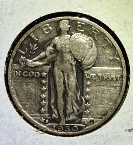 1930-S Standing Liberty Quarter Eye Appeal Nice Grade Coin!