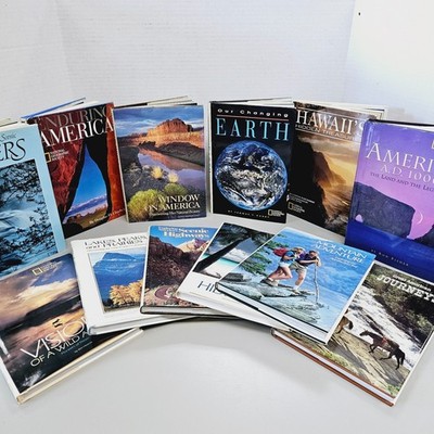 Vintage National Geographic Society Books - Lot of 12 - Hardcover