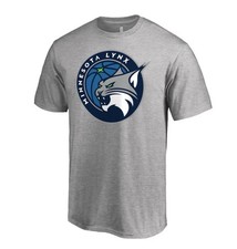Fanatics Minnesota Lynx Size Medium Gray Primary Logo T-Shirt (New)