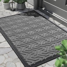 Front Door Mat Outside Entrance 29.5x17 Waterproof Heavy Duty Outdoor Mats Front