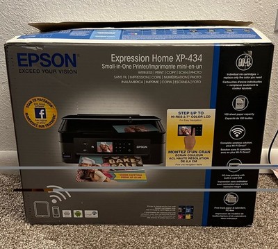 Epson Expression Home XP-434 Small-in-One Printer W/ Power Cord | Tested & Works